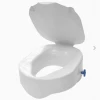 Rehausse WC hauteur 10 cm Rehotec avec pattes de fixation et couvercle